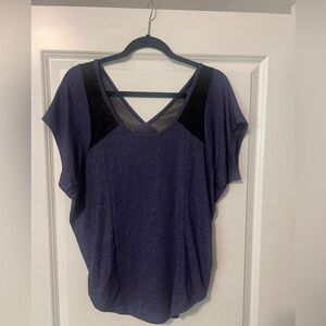 Lucy Athletic Top, Purple Heather, size M